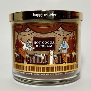 HOT COCOA & CREAM 3 Wick Candle